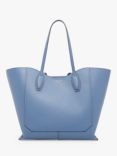 Jasper Conran Bryn Leather Tote Bag, Blue