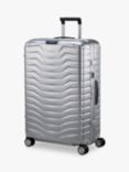 Samsonite Proxis Aluminium Spinner 4-Wheel 76cm Large Suitcase, Aluminium