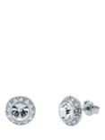 Ted Baker Soletia Solitaire Sparkle Crystal Stud Earrings, Silver