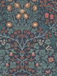 William Morris At Home Blackthorn Wallpaper, Navy