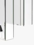 Gallery Direct Conway Bevelled Glass Wall Mirror, 121.5 x 110cm, Clear