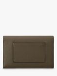 Mulberry Small Classic Grain Leather Medium Darley Wallet, Linen Green