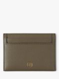 Mulberry Continental Small Classic Grain Leather Credit Card Slip, Linen Green