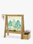 Plum Wooden Create and Paint Easel