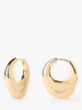 PDPAOLA Irregular Huggie Hoop Earrings, Gold