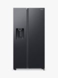 Samsung RS65DG54M3B1EU Freestanding 65/35 American Style Fridge Freezer, Black