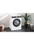 Siemens iQ500 WN54G1A1GB Freestanding Washer Dryer, 10.5/6kg Load, 1400rpm Spin, White