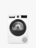 Bosch WQG245A0GB Freestanding Heat Pump Tumble Dryer, 9kg Load, White