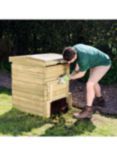 Zest Wooden Eco Hive Composter, Natural