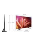 Samsung QE75QN85D (2024) Neo QLED HDR 4K Ultra HD Smart TV, 75 inch with TVPlus & Dolby Atmos, Carbon Silver