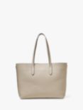Aspinal of London Regent East West Pebble Leather Tote Bag, Dove Grey