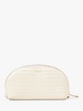 Aspinal of London Small Croc Effect Leather Makeup Bag