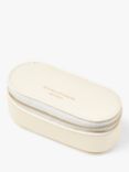 Aspinal of London Pebble Leather Handbag Tidy, Ivory