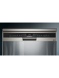 Siemens iQ300 SN23EI03ME Freestanding Dishwasher, Stainless Steel