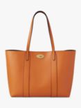 Mulberry Bayswater Small Classic Grain Leather Tote Bag, Sunset
