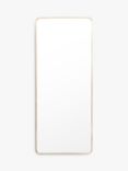 Gallery Direct Riverside Full-Length Metal Frame Leaner Mirror, 170 x 70cm, Gold