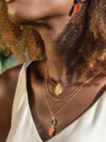 Sarah Alexander Tokyo Nights Gemstone Pendant Necklace, Gold