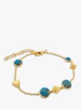 Sarah Alexander Copper Turquoise Gemstone Bracelet, Gold