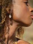 Sarah Alexander Antigua Gemstone Drop Earrings, Gold
