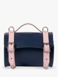 Cambridge Satchel The Micro Bowls Leather Bag, Blueberry Pink Saffiano