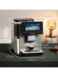 Siemens TQ907GZ3 EQ900 Bean to Cup Coffee Machine, Black