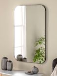 Yearn Arendal Rectangular Wood Frame Wall Mirror, 90 x 60cm