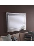 Yearn Cavello Bevelled Glass Rectangular Wall Mirror, Clear