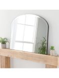 Yearn Delicacy Overmantle Wood Frame Wall Mirror, 69 x 91cm