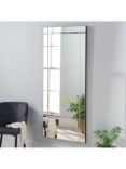 Yearn Oxford Bevelled Glass Full-Length Rectangular Wall/Leaner Mirror, 170 x 80cm, Clear