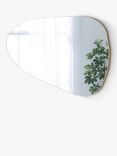 Yearn Organic Wall Mirror, 80 x 50cm, Gold