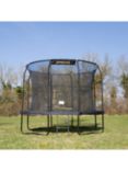 Jumpking 7x10ft OvalPOD Trampoline, Black