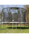 Jumpking 8x11.5ft Oval Combo Pro Trampoline, Black