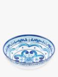 Guzzini Patterned Melamine Picnic Serve Bowl, 22cm, Blue