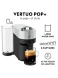 Nespresso Vertuo 11739 Pop+ Coffee Machine, Silver