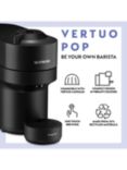 Nespresso Vertuo Pop by Magimix Coffee Machine & Barista Bundle, Black