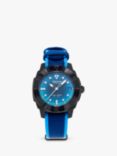 Alpina AL-525LNSB4VG6 Men's Seastrong Gyre Diver Fabric Strap Watch, Blue