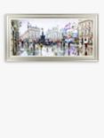 John Lewis Richard Macneil 'Piccadilly Circus' London Framed Print, 56 x 111cm, Multi