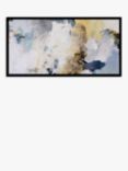 John Lewis Natasha Barnes 'Wind Beneath Your Wings' Framed Canvas Print, 63.5 x 123.5cm, Yellow/Blue