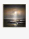 John Lewis William Vanscoy 'Hello Goodbye' Framed Canvas Print, 64.5 x 64.5cm, Orange/Multi