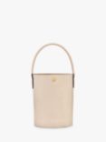Longchamp Epure Leather Bucket Bag, Paper