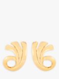 Susan Caplan Swirl Effect Clip-On Earrings, Gold