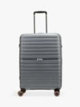 Rock Hydra Lite 8-Wheel 65.5cm Medium Suitcase, Charcoal