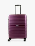 Rock Hydra Lite 8-Wheel 65.5cm Medium Suitcase, Purple