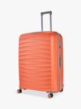 Rock Sunwave 8-Wheel Expandable Hard Shell Suitcase, Set of 3, Peach