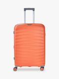 Rock Sunwave 8-Wheel 66cm Expandable Medium Suitcase, Peach