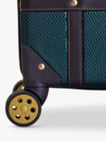 Rock Vintage 8-Wheel 78cm Large Suitcase, Emerald Green