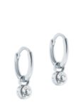 Ted Baker Sinalaa Crystal Huggie Earrings, Silver