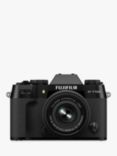 Fujifilm X-T50 Compact System Camera with XC 15-45mm Lens, 6K/4K Ultra HD, 40.2MP, Bluetooth, OLED EVF, 3” LCD Tilting Touch Screen