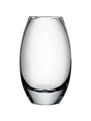 LSA International Verona Barrel Vase, Clear, H30cm