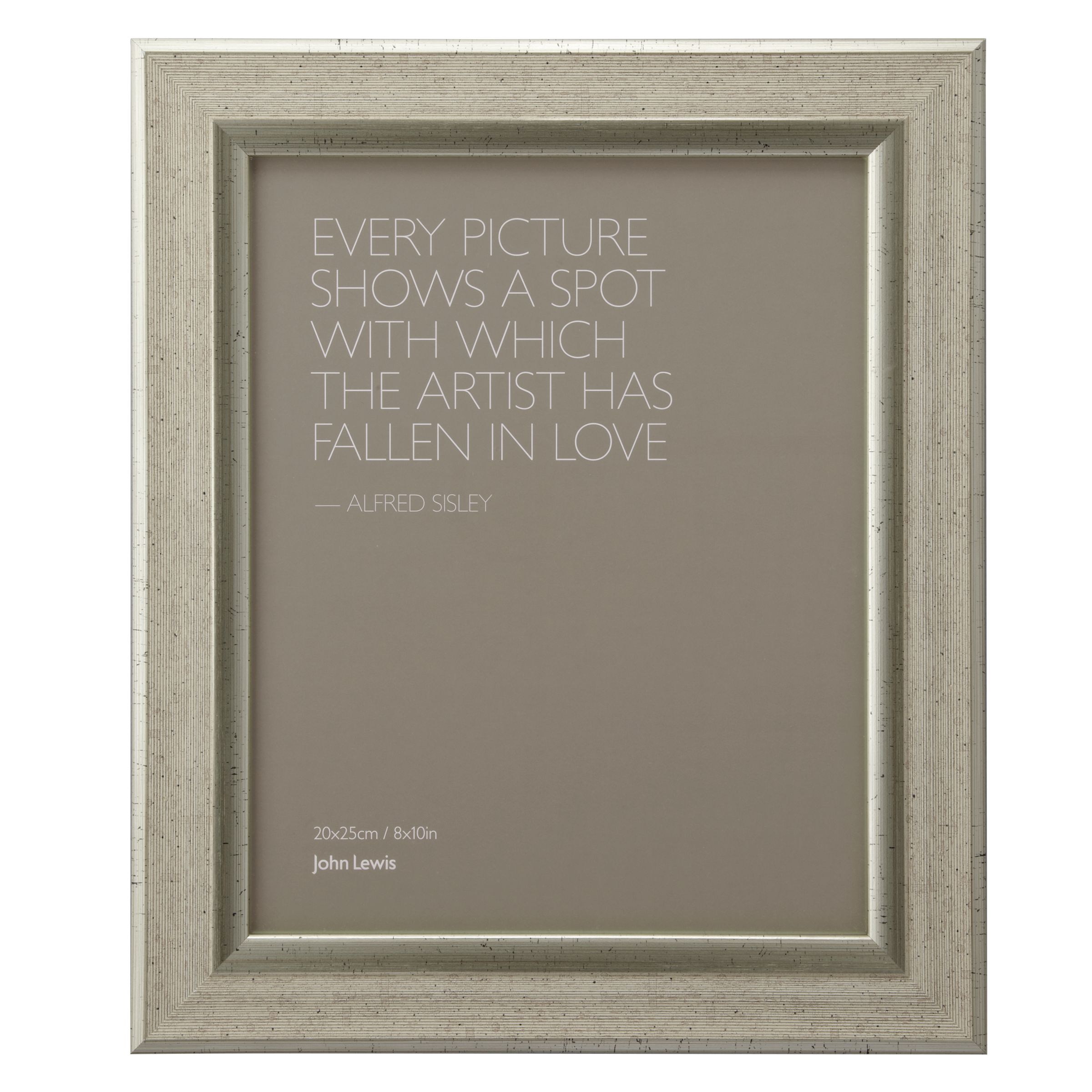 Champagne Linen-Effect Photo Frame, 8